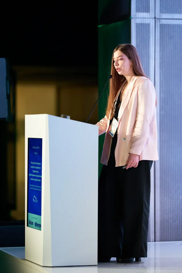 Лікар-офтальмолог Ірина Гетьман за роботою у лікарні